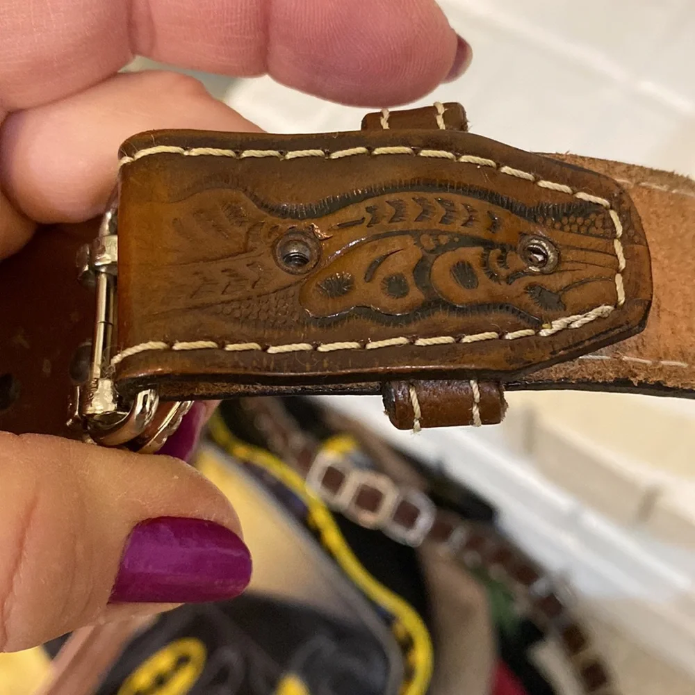 NOCONA Leather kids belt